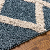 surya hudson shag hds 2301 blue rug