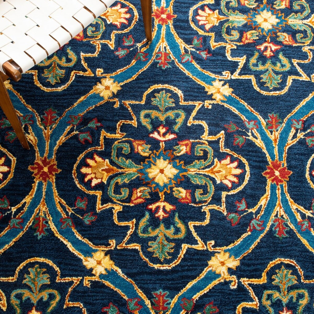 safavieh clearance heritage hg475n navy rug
