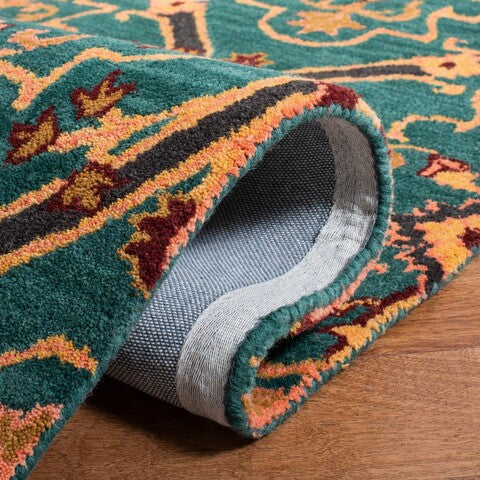 safavieh clearance heritage hg475y green rug