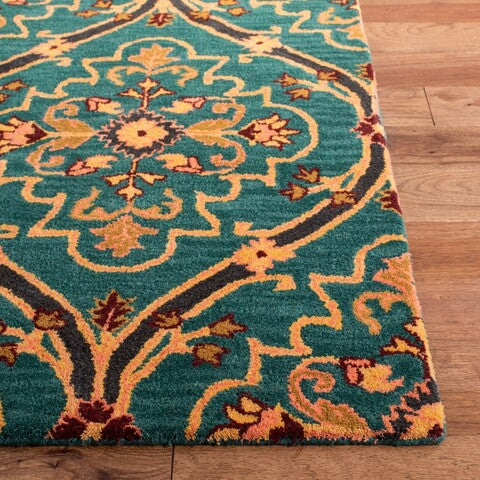 safavieh clearance heritage hg475y green rug