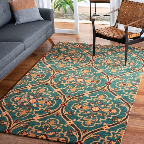 safavieh clearance heritage hg475y green rug