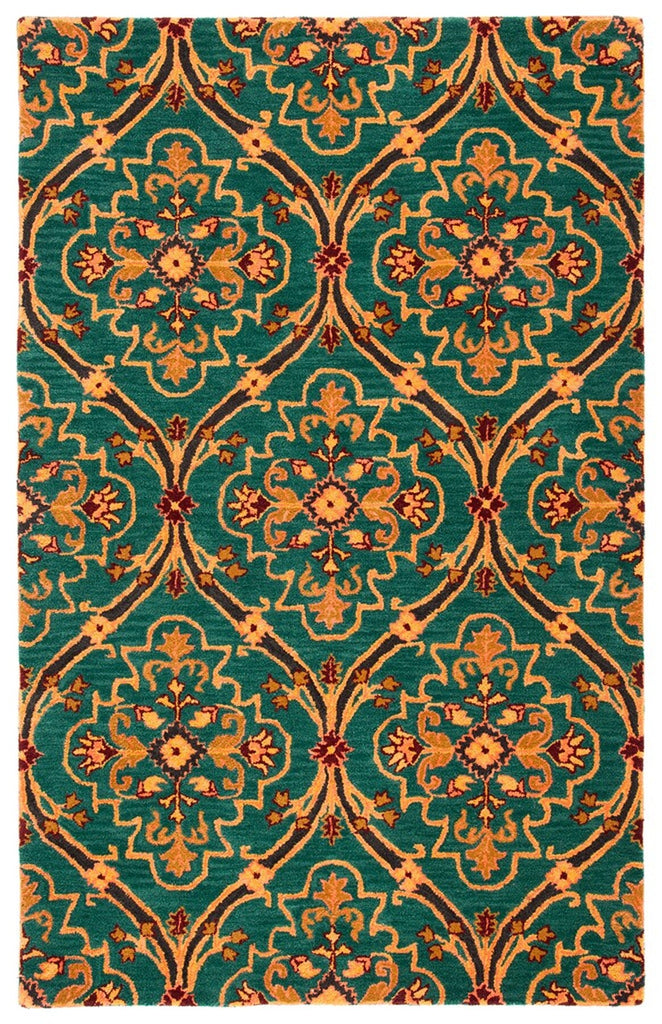 safavieh clearance heritage hg475y green rug
