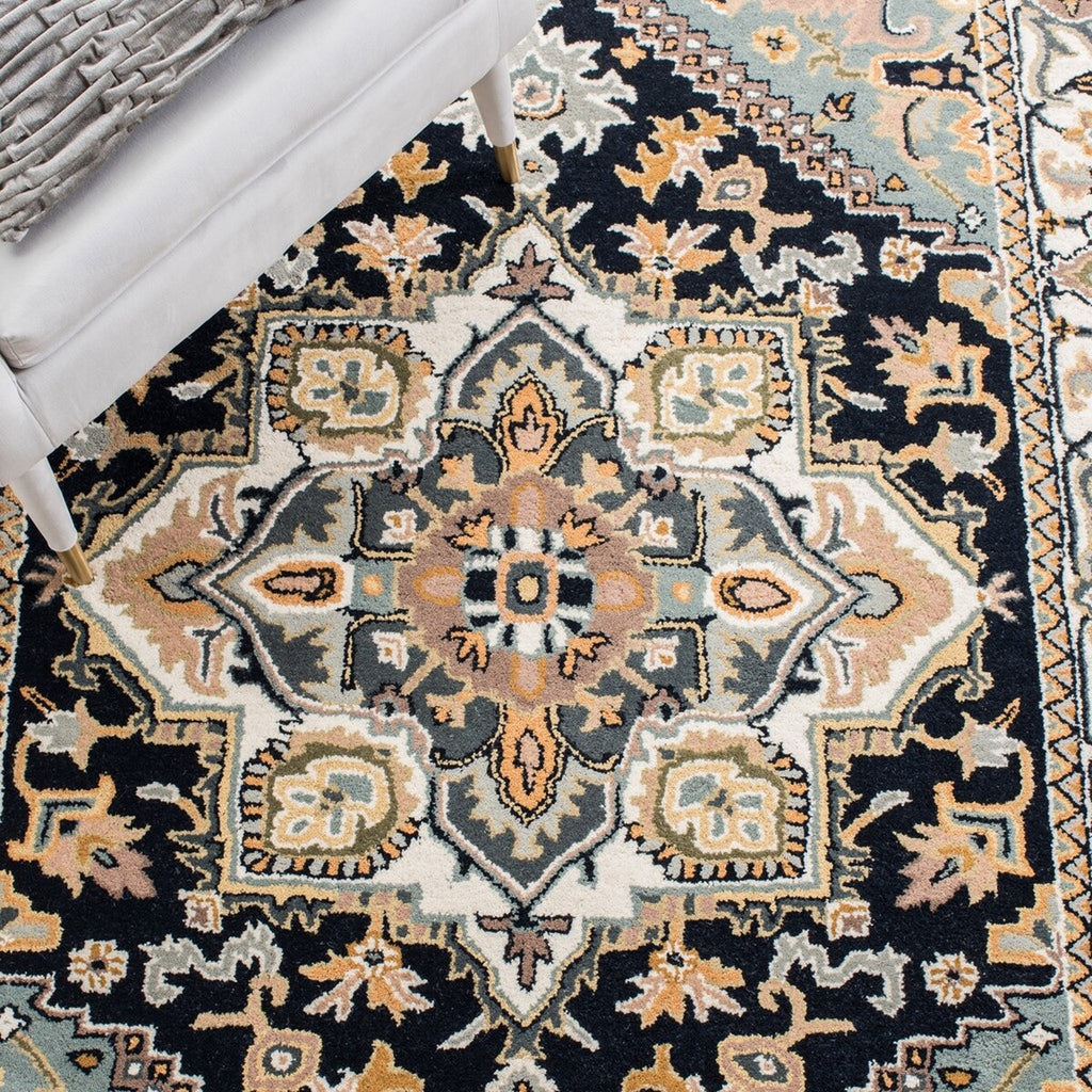 safavieh clearance heritage hg625n navy rug