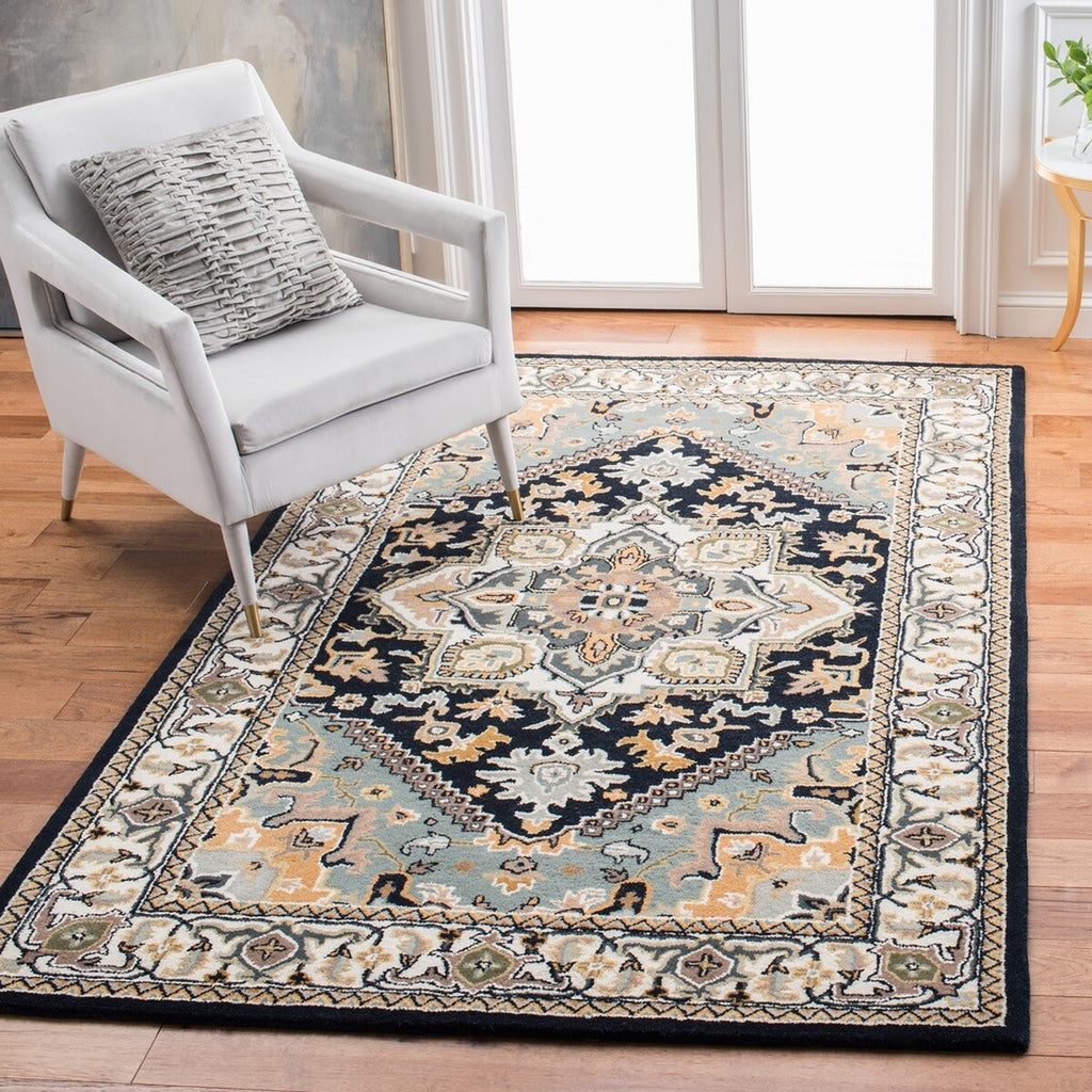 safavieh clearance heritage hg625n navy rug