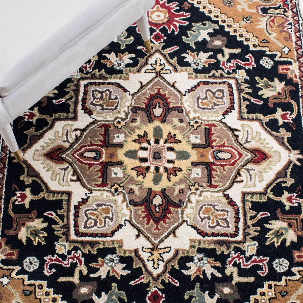 safavieh clearance heritage hg625t navy rug