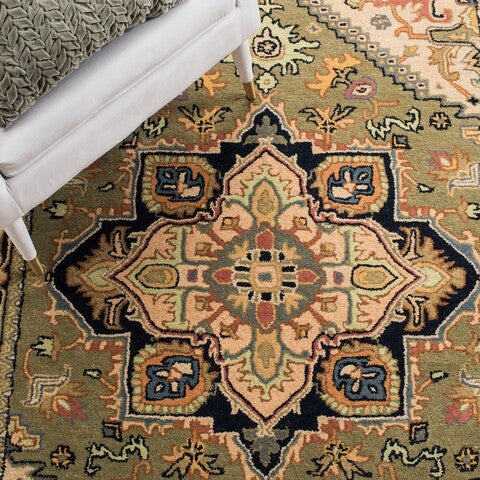 safavieh clearance heritage hg625y green rug