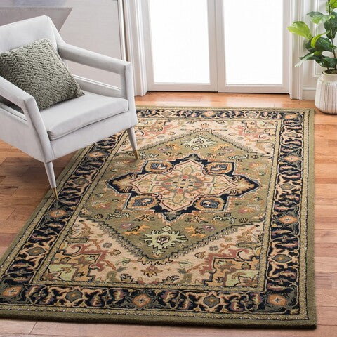 safavieh clearance heritage hg625y green rug