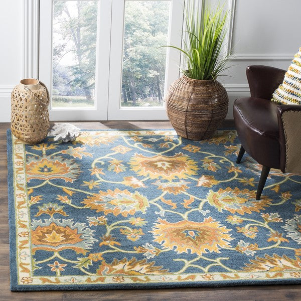 safavieh clearance heritage hg654a navy rug