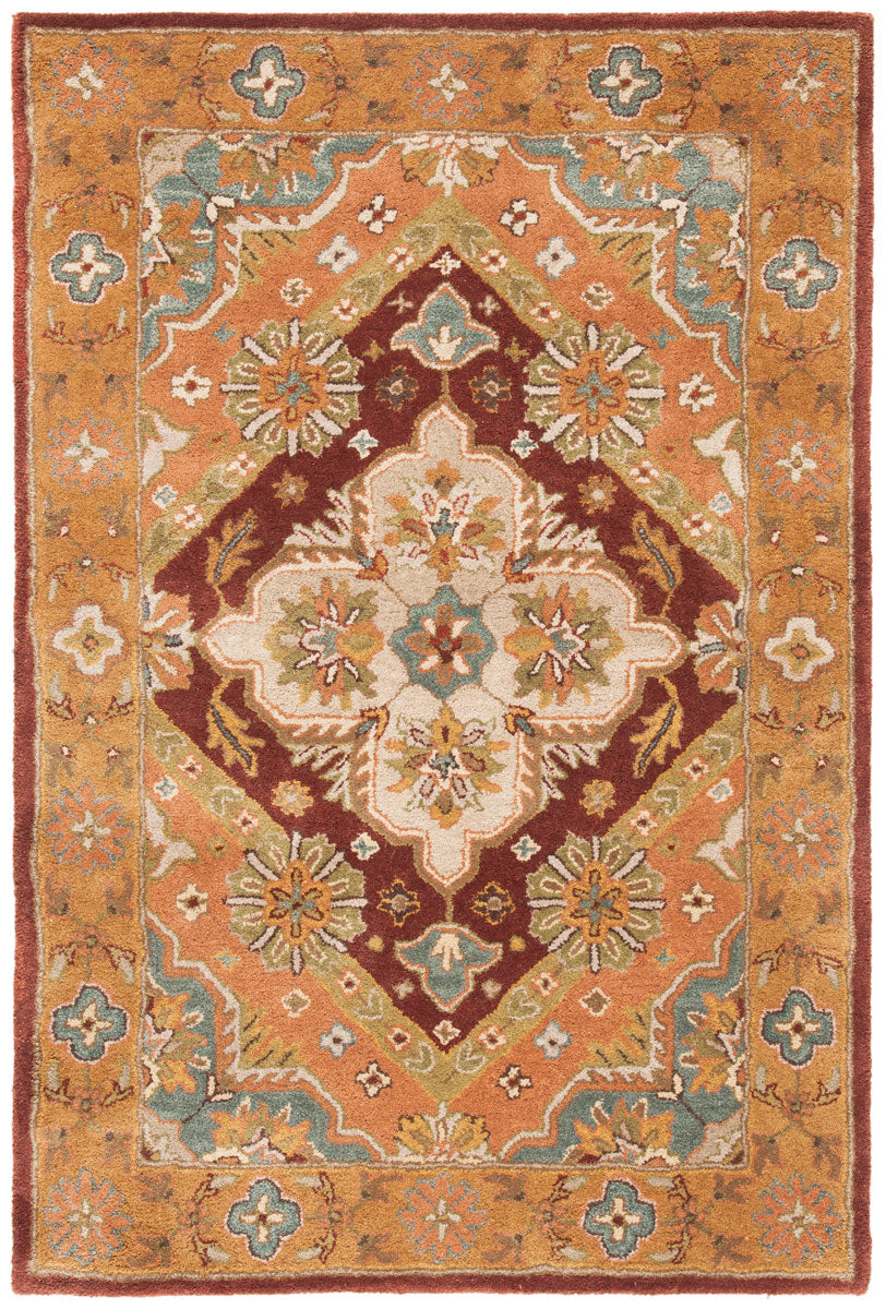 safavieh clearance heritage hg948a rust rug