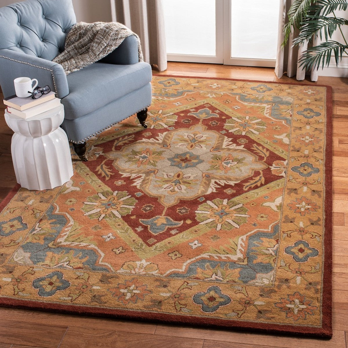safavieh clearance heritage hg948a rust rug