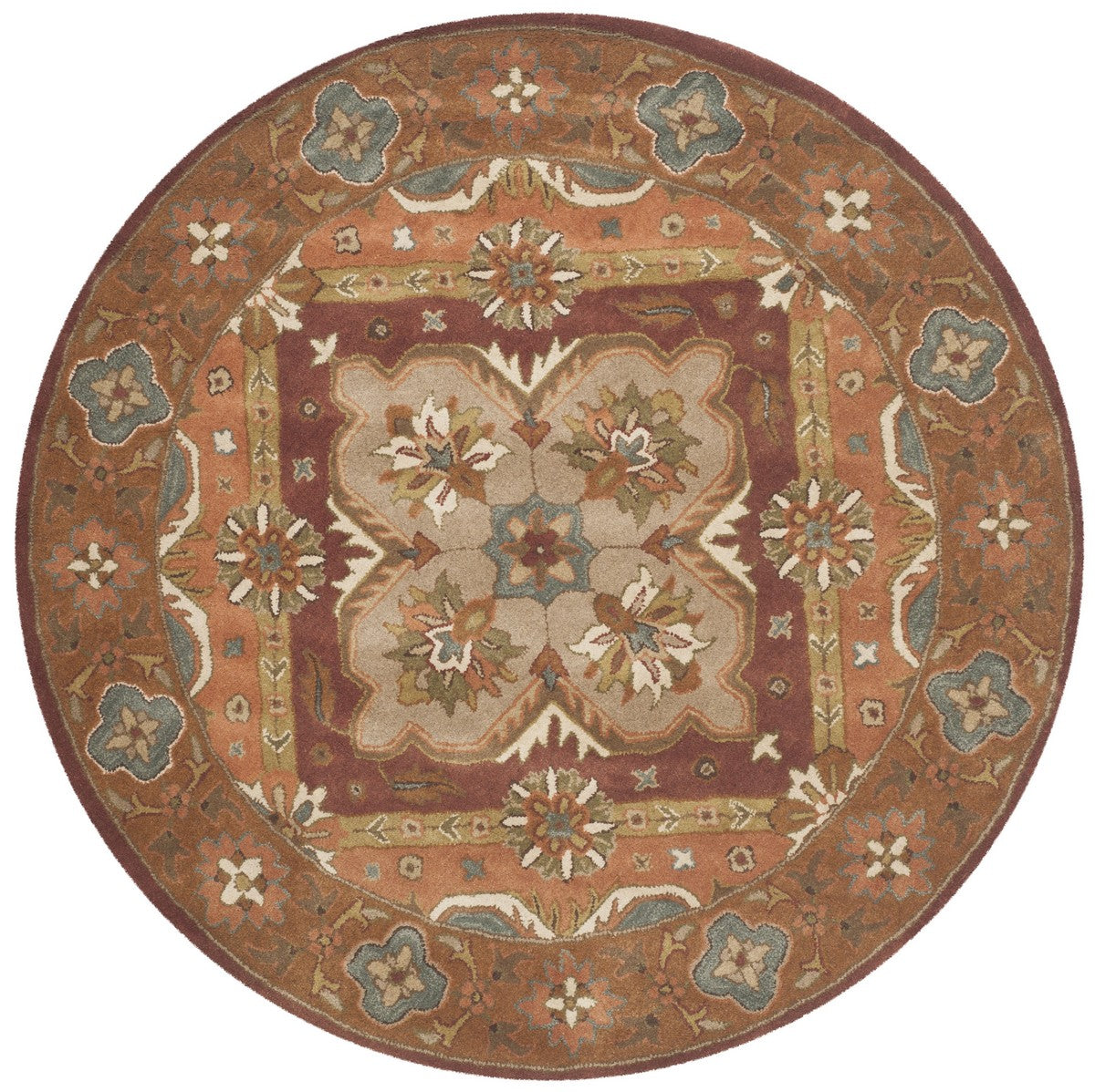 safavieh clearance heritage hg948a rust rug