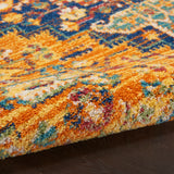 nourison allur alr04 orange multicolor rug