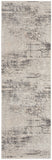 nourison rush ck953 ivory beige rug