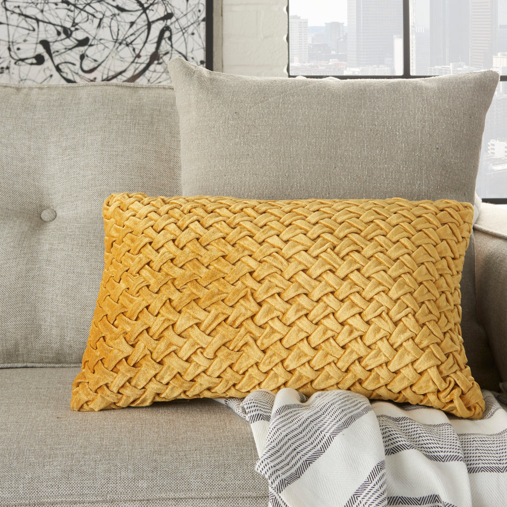 nourison sofia ac234 gold pillow