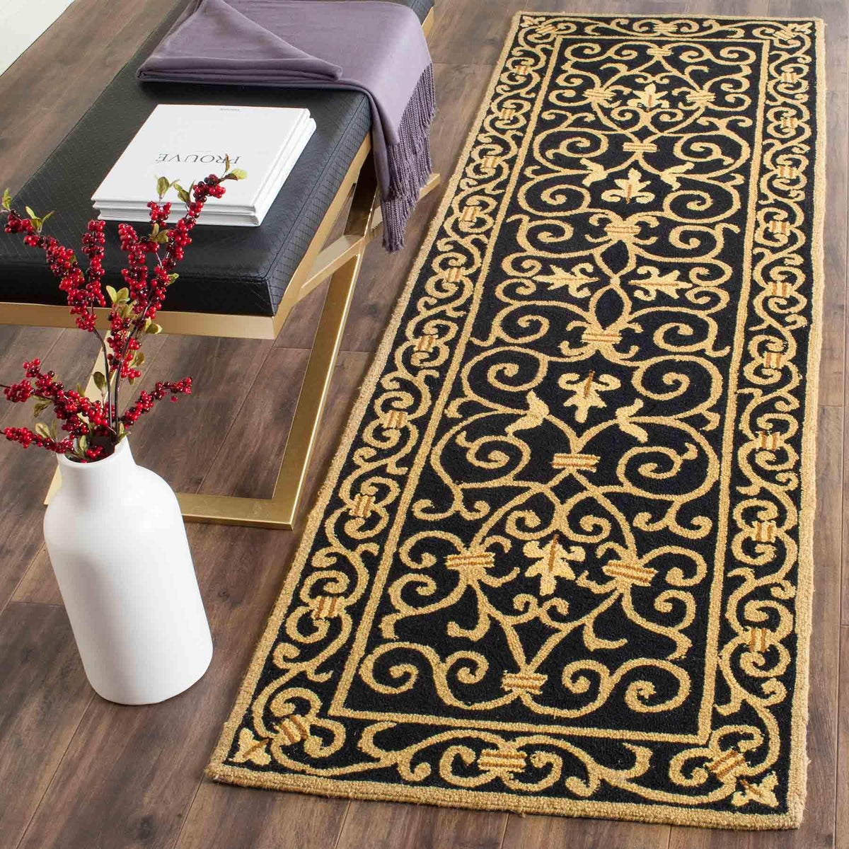 safavieh clearance chelsea hk11a black rug