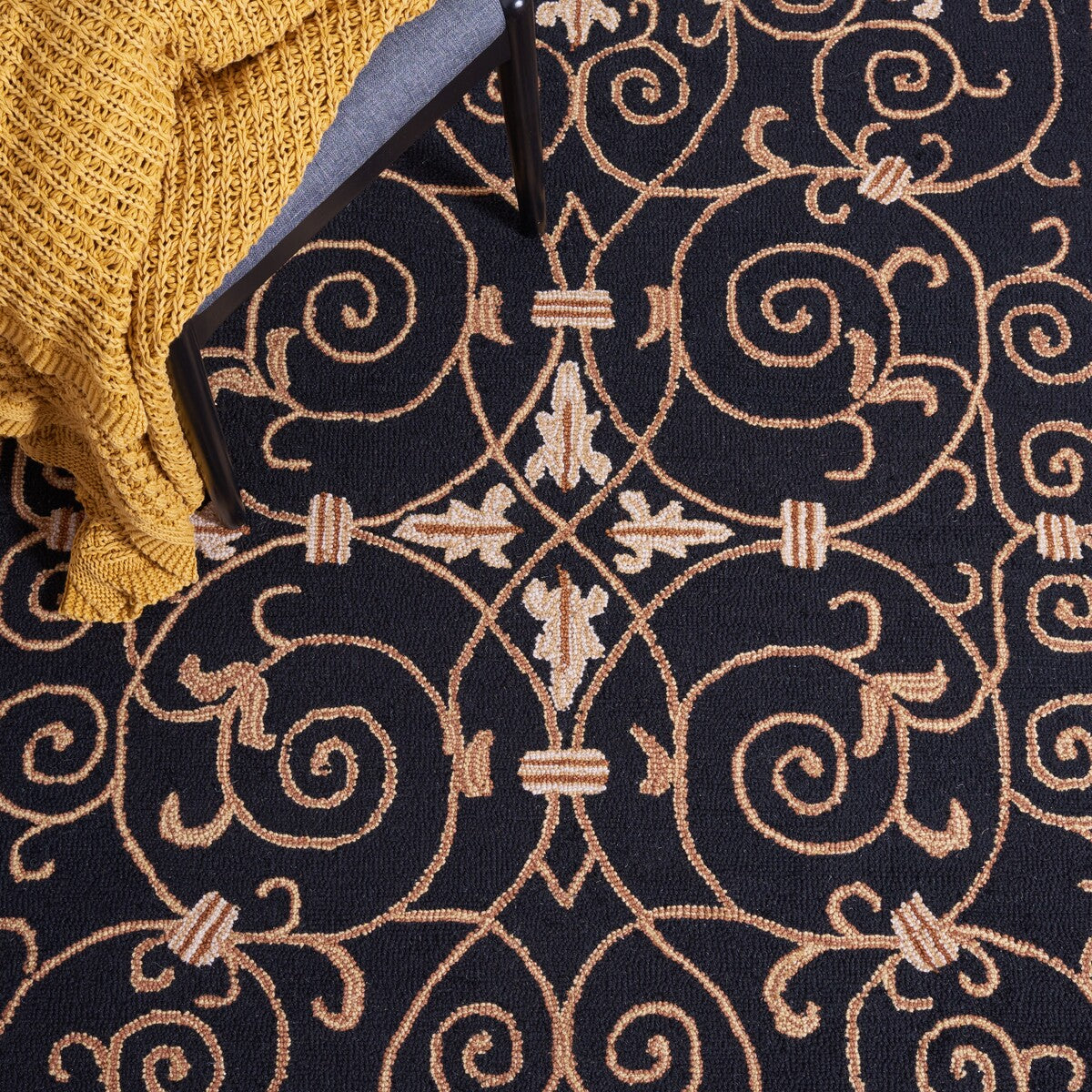 safavieh clearance chelsea hk11a black rug