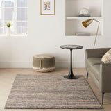 nourison plateau pae01 grey flame rug