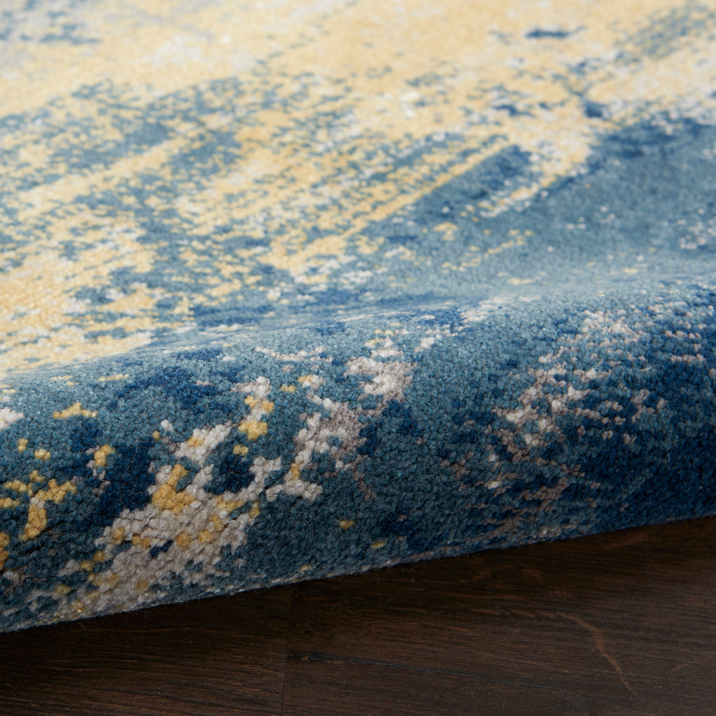 nourison twilight twi22 navy gold rug
