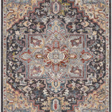 nourison soraya sor04 charcoal multi rug
