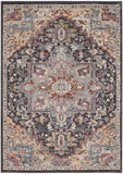 nourison soraya sor04 charcoal multi rug
