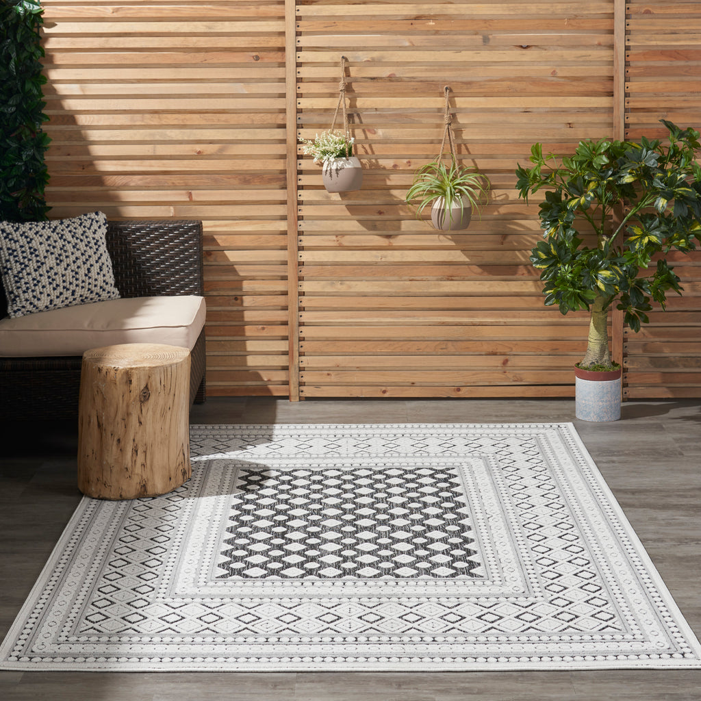 nourison key largo klg02 dark grey rug