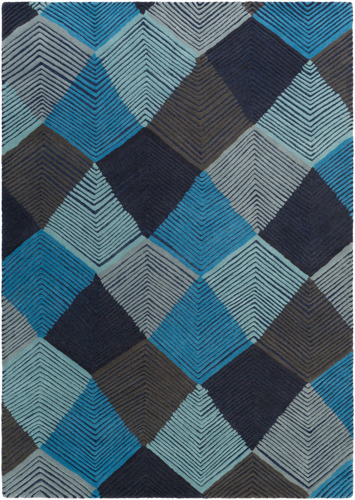 surya harlequin hql 8042 sky blue rug
