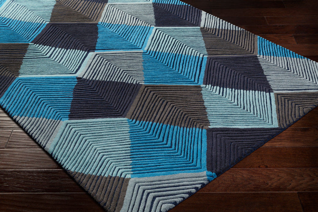surya harlequin hql 8042 sky blue rug