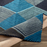 surya harlequin hql 8042 sky blue rug