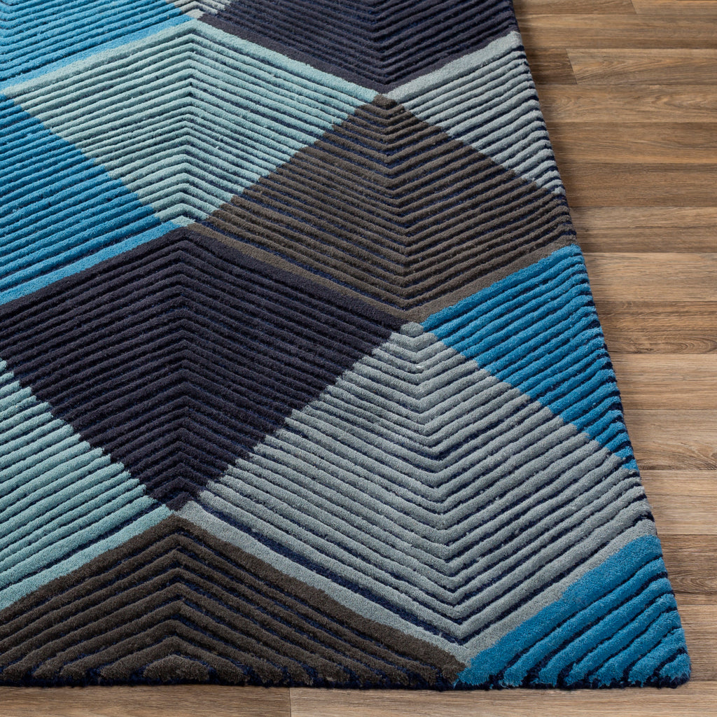 surya harlequin hql 8042 sky blue rug