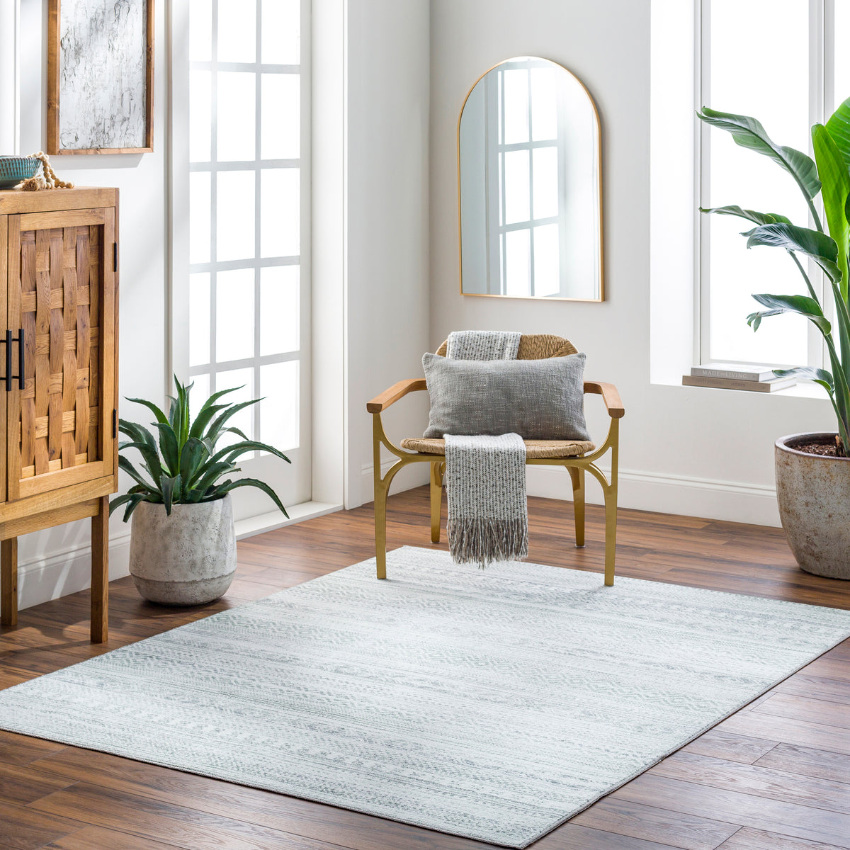 surya hera hrh 2303 light grey rug