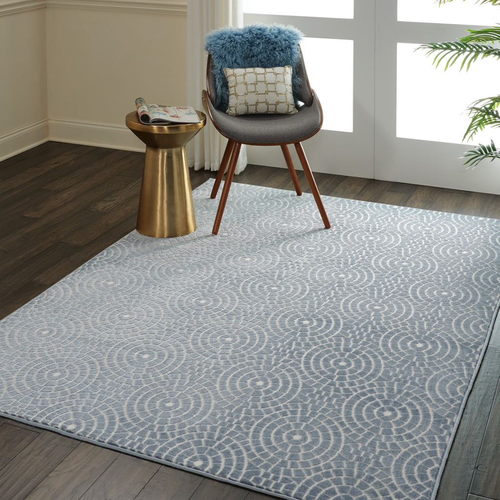 Nourison Sale Urban Chic URC04 Light Blue Rug