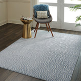 Nourison Sale Urban Chic URC04 Light Blue Rug