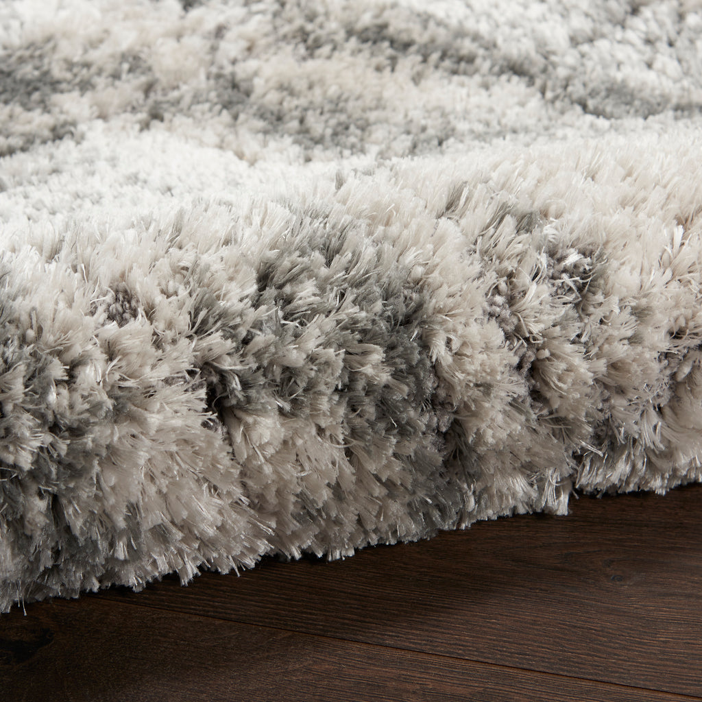 nourison dreamy shag drs01 ivory charcoal rug