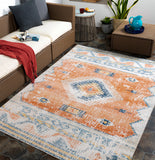 Surya Huntington Beach Orange Rug | Outdoor Rugs | Rugs Done Right 