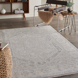 nourison infinite ift02 grey rug