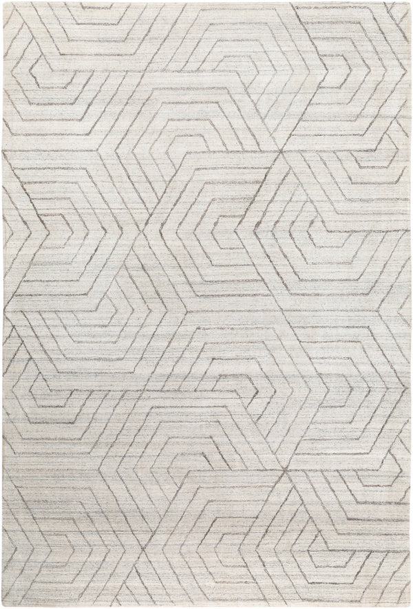 Loom Knotted Surya Rug Co. Hightower Dark Brown Rug | Loom Knotted Rugs | Rugs Done Right 