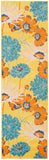 nourison allur alr06 yellow multicolor rug