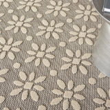 nourison cozumel czm03 grey rug