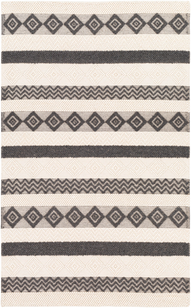 Surya rug co. | charcoal rug | Hygge | woven rug | rugs done right