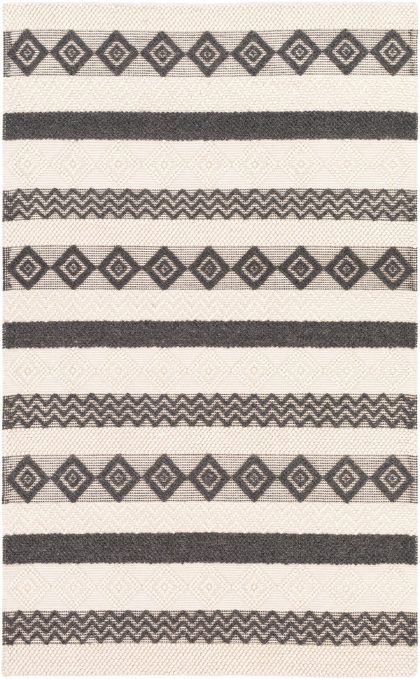 Surya rug co. | charcoal rug | Hygge | woven rug | rugs done right