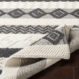 Surya rug co. | charcoal rug | Hygge | woven rug | rugs done right