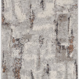 nourison elation etn06 grey ivory rug