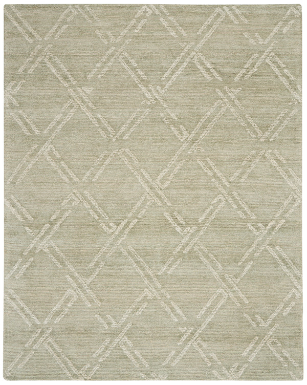 nourison venosa vsn01 green ivory rug