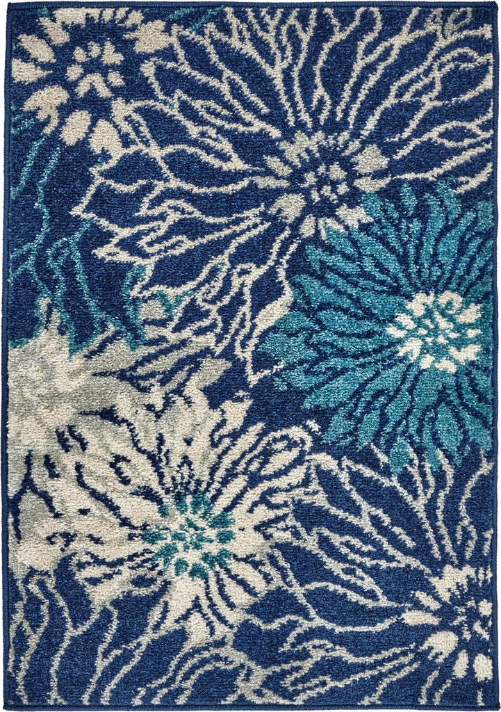nourison passion psn17 navy ivory rug