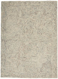 nourison interlock itl03 blue ivory rug