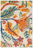 nourison allur alr09 ivory multicolor rug