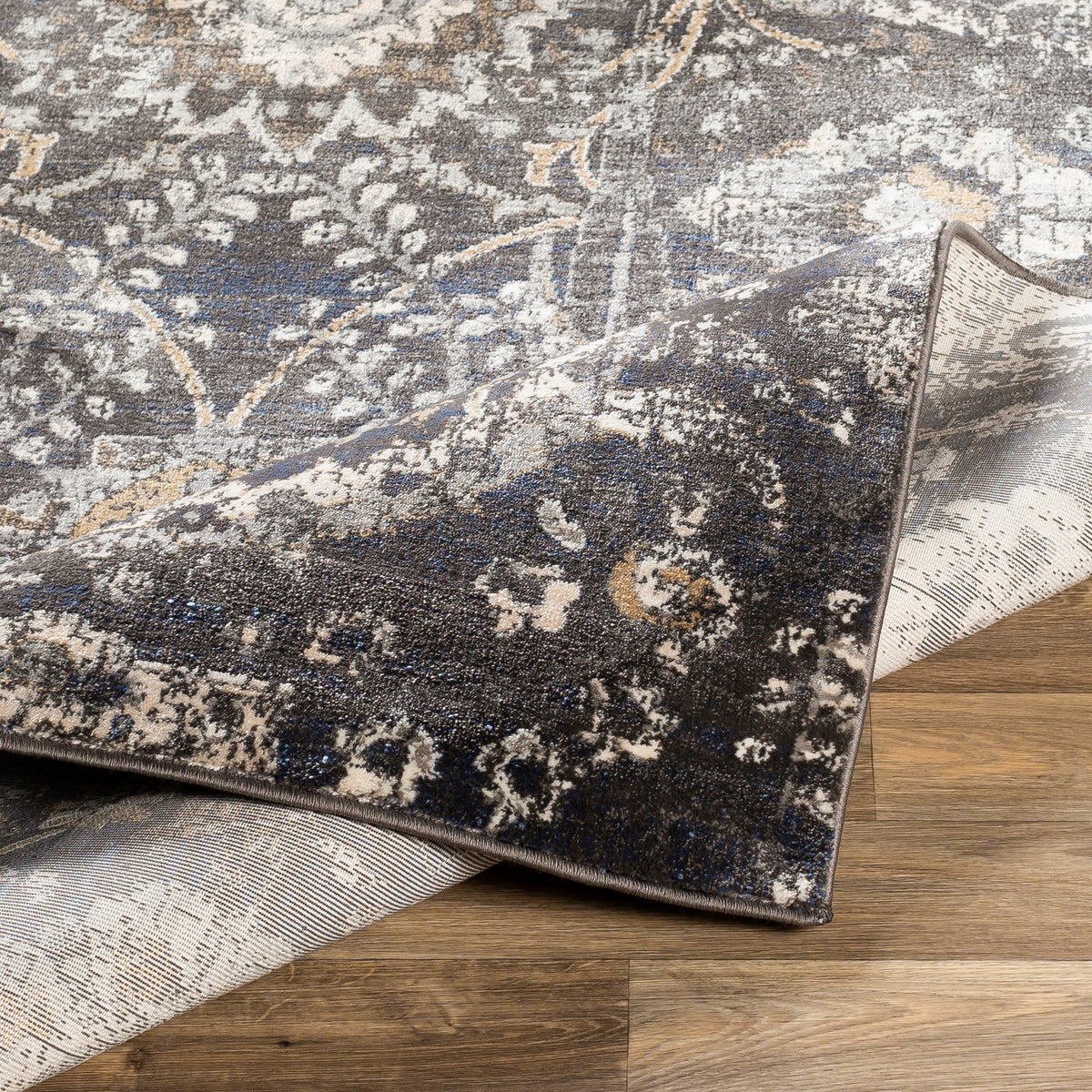 Surya Indigo Black Rug  | Traditional Rugs | Rugs Done Right 