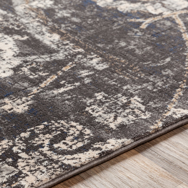 Surya Indigo Black Rug  | Tan Rugs | Rugs Done Right 