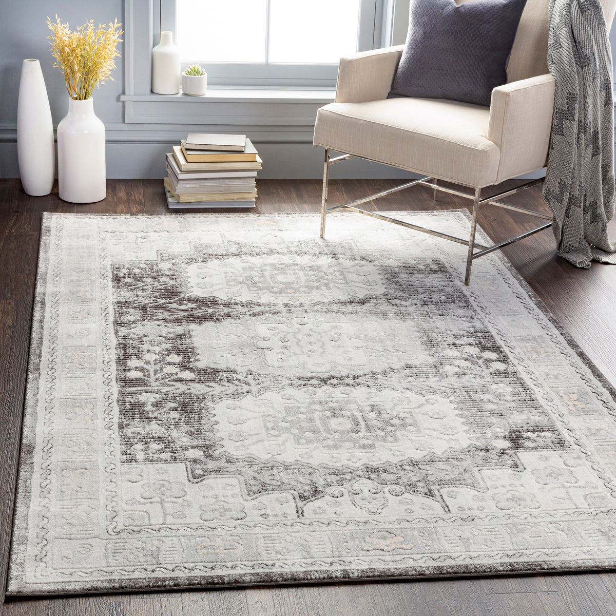 surya indigo igo 2326 light gray rug