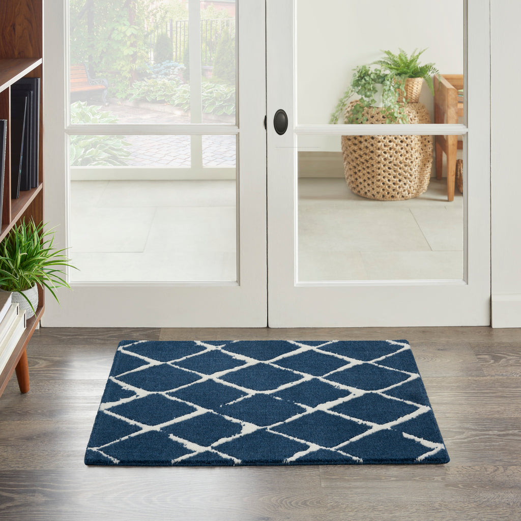nourison twilight twi15 navy rug